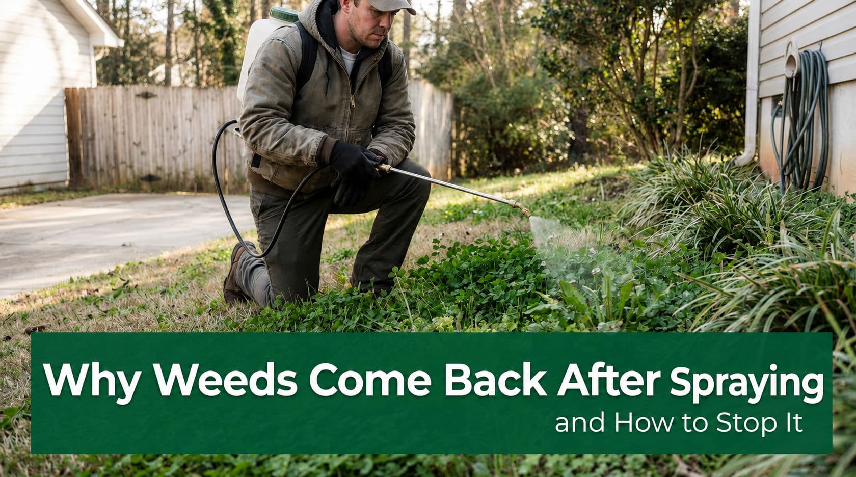 Featured post - Why Weeds Come Back After Spraying & How to Stop It