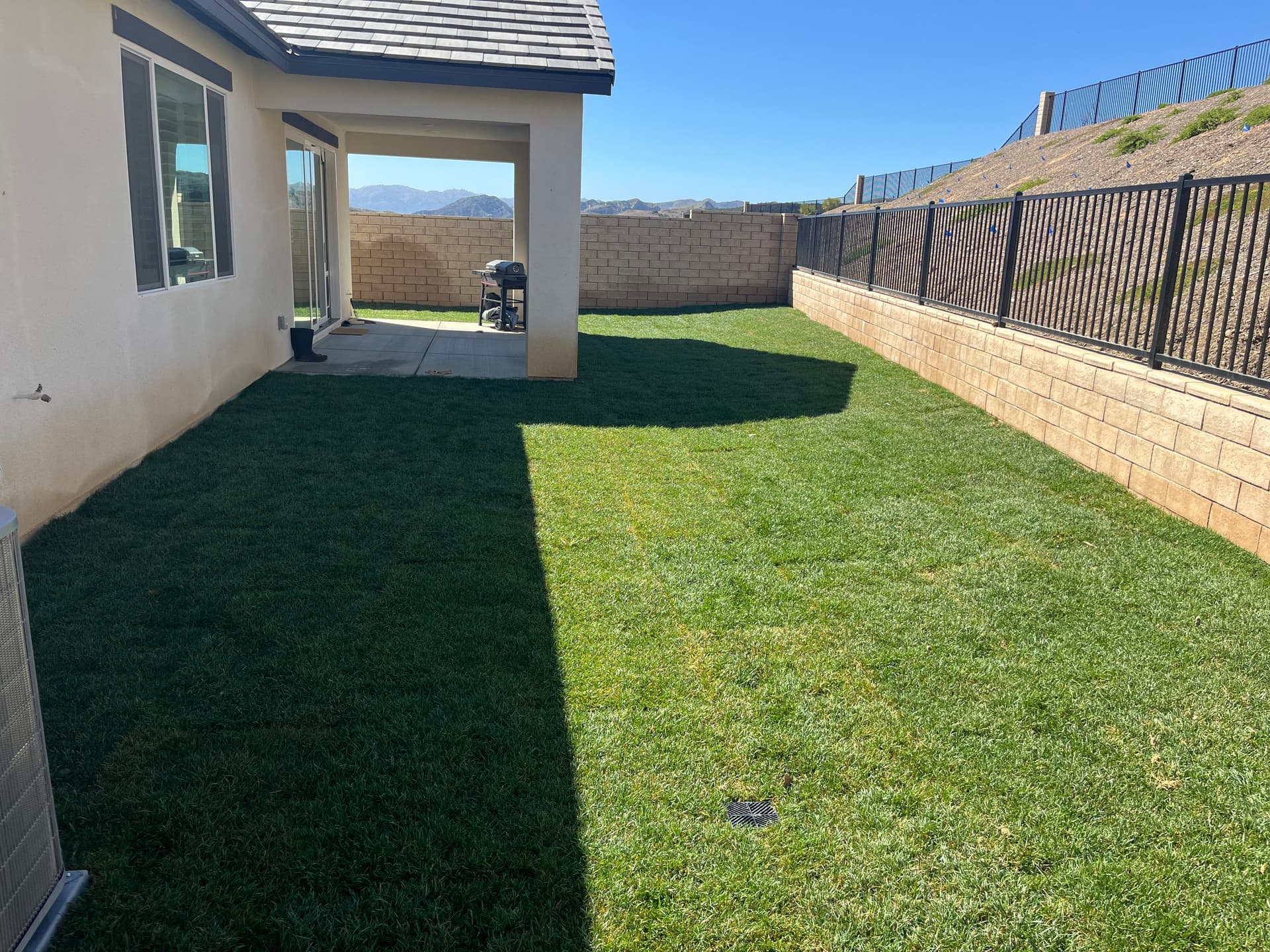 Gallery photos for Bare Dirt Backyard Gets Sod, Irrigation and a Full Rebuild: Image #4