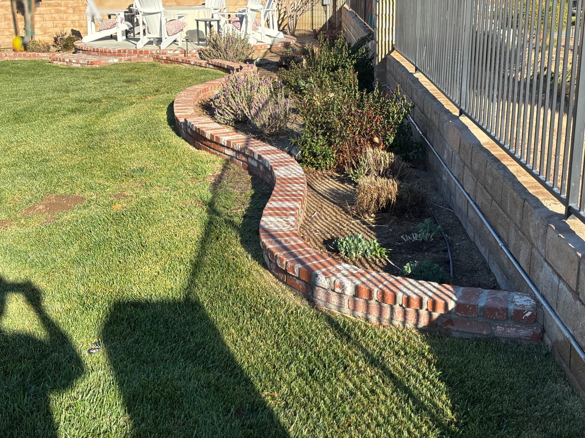 Gallery photos for Brick Patio Platform and Planters Built for Backyard Gatherings: Image #3