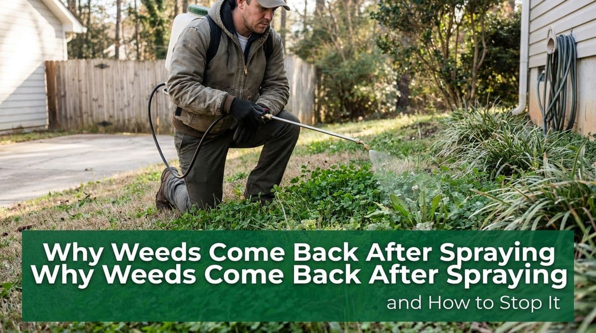 Blog post Why Weeds Come Back After Spraying & How to Stop It image