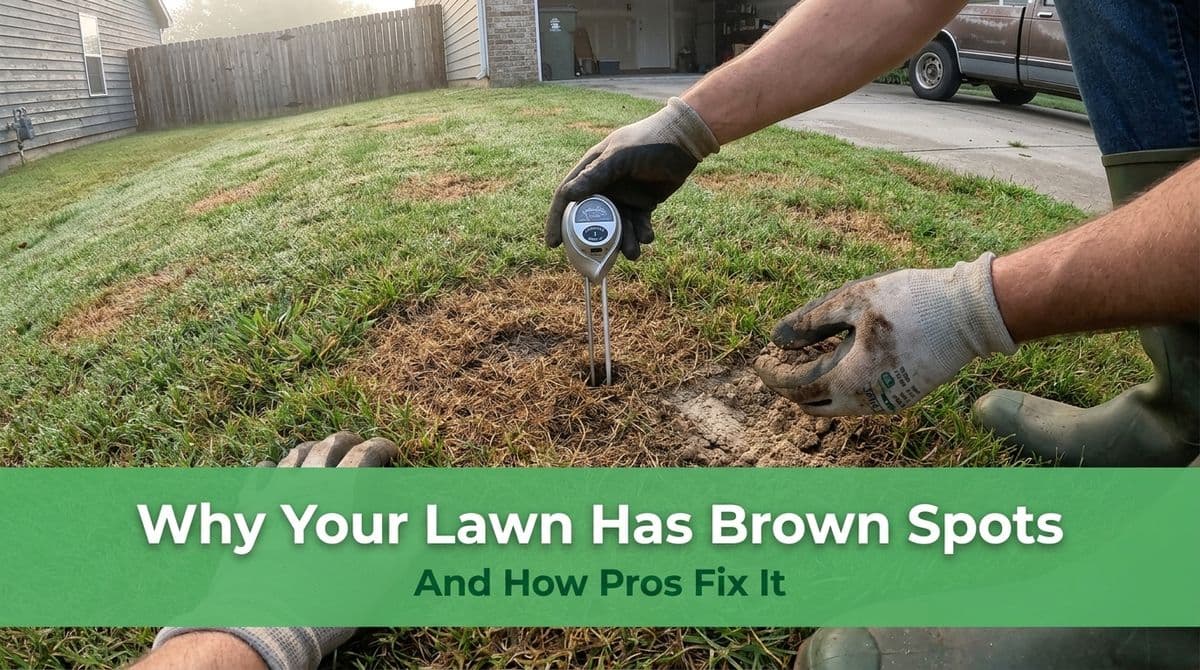 Why Your Lawn Has Brown Spots (And How Pros Fix It) image
