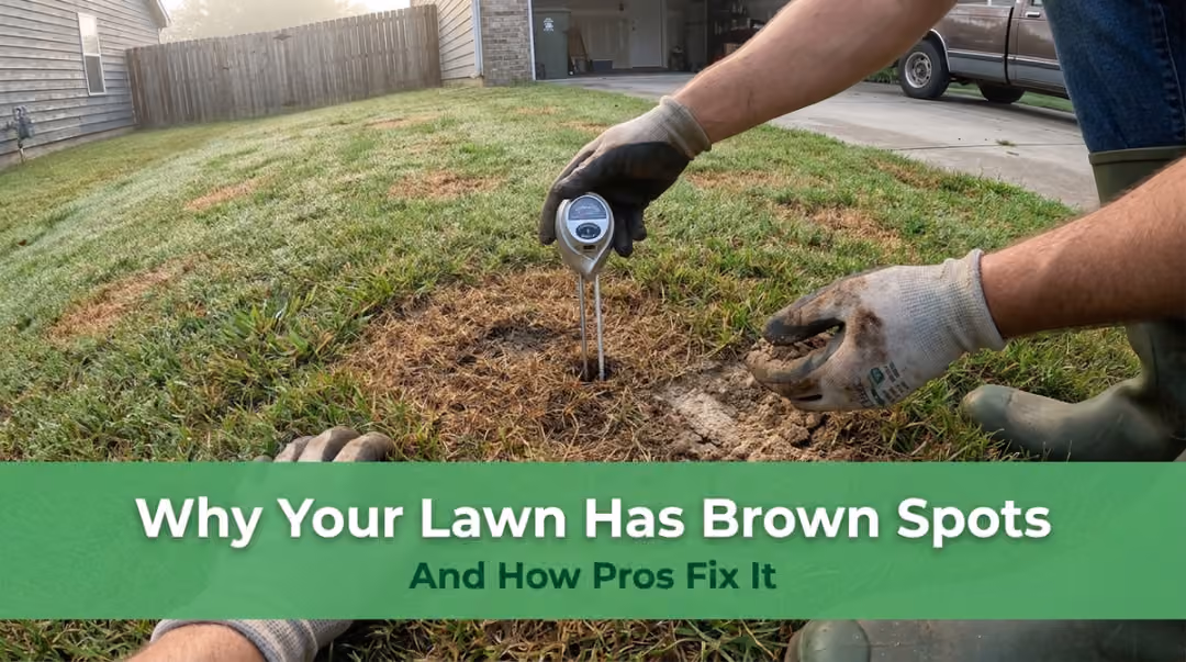 Brown spots on a lawn with tips for identification and effective remedies to restore healthy grass.